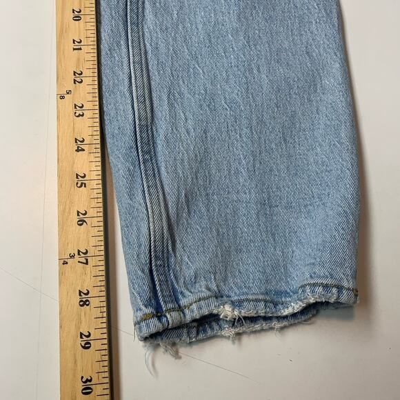 Abercrombie & Fitch Criss Cross Jeans I 25/0R I The Dad High Rise I Curve Love - Picture 11 of 11
